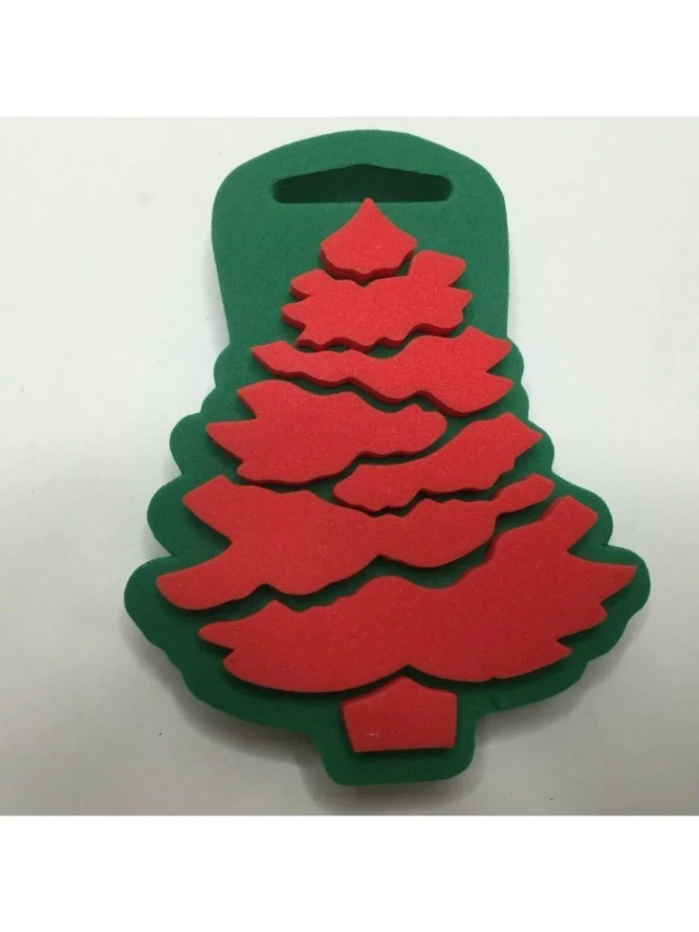 Foam Holiday Christmas Craft Stamps Set 8 Christmas Tree Snowman Snowflakes Joy